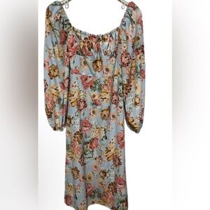 Floral Long Sleeve Dress